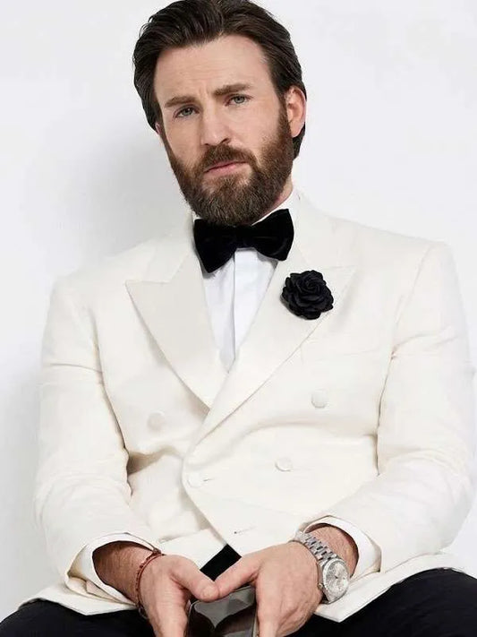 Shop Chris Evans Sacrifice 2026 White Blazer