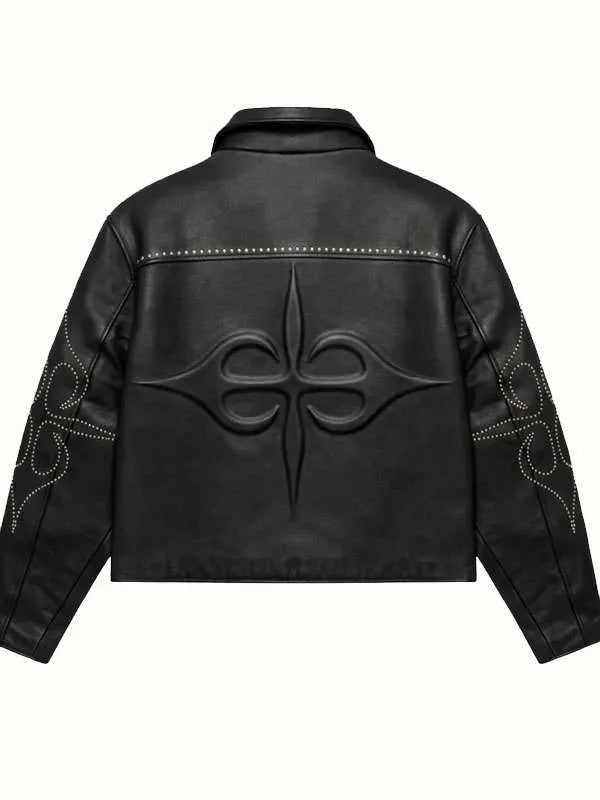 Shop VIVET Signature Black Leather Jacket