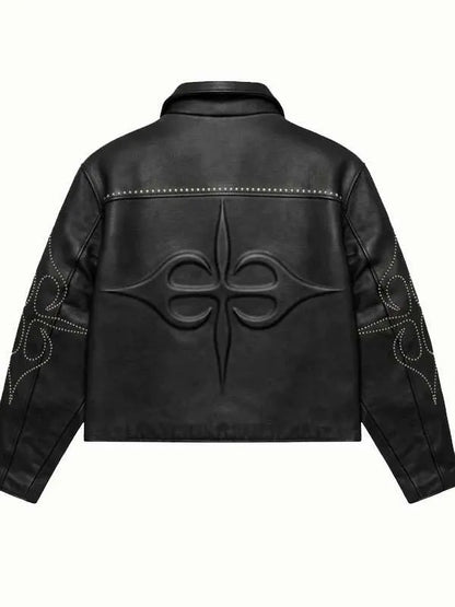 Shop VIVET Signature Black Leather Jacket