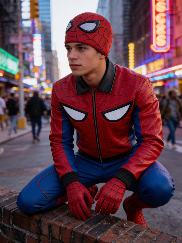 Spider-Man Motorcycle Jacket