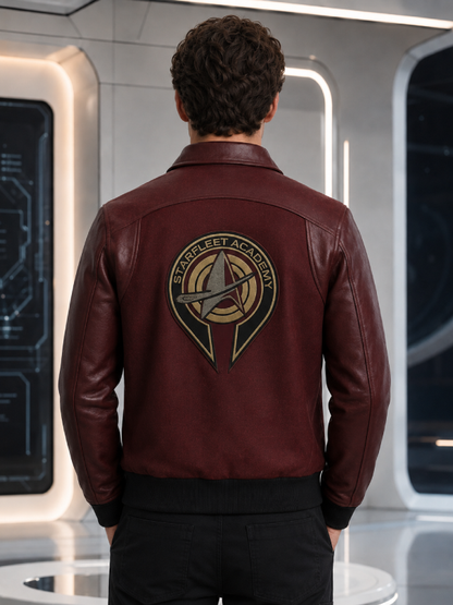 Star Trek Command Red Jacket Halloween Sci-Fi Costume Outfit