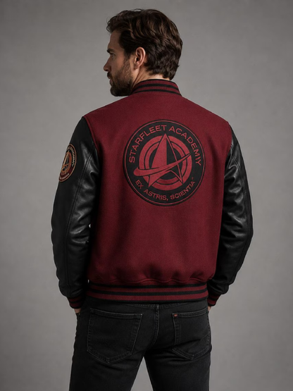 Star Trek Inspired Red Starfleet Jacket Sci-Fi Fan Costume