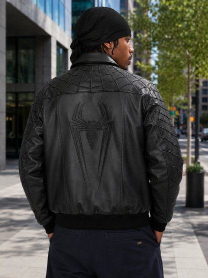 Supreme Spider-Man Jacket 2026 Red Leather Jacket