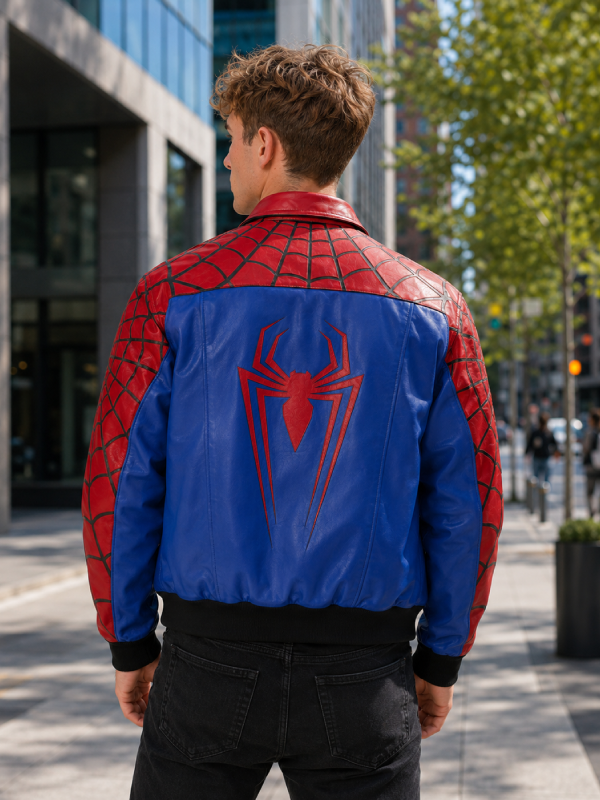Supreme Spider-Man Leather Jacket 2026
