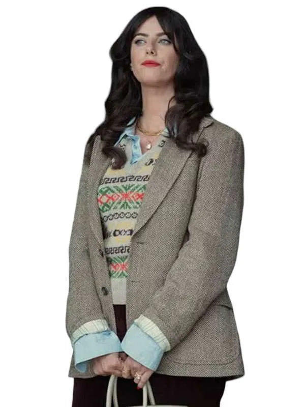 Susie Glass The Gentlemen S02 Grey Wool Blazer