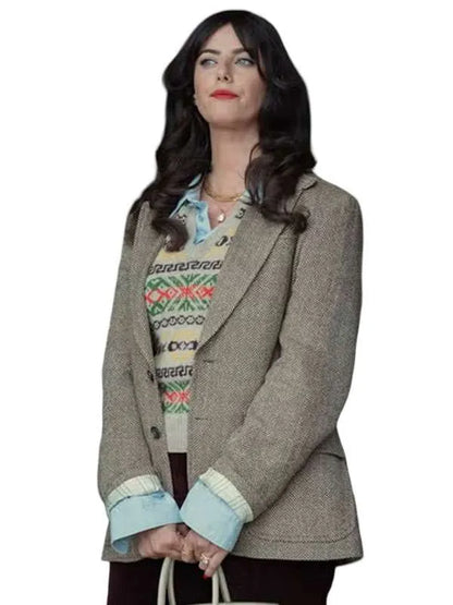 Susie Glass The Gentlemen S02 Grey Wool Blazer