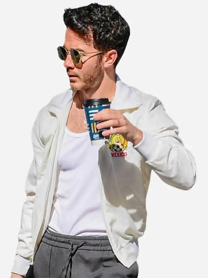 Tecate Emblema Kevin Jonas White Jacket