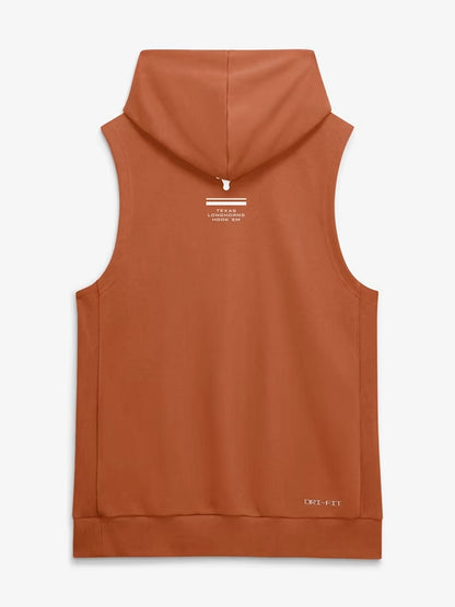 Texas Longhorns Nike 2026 Orange Sideline Sleeveless Dri FIT Hoodie