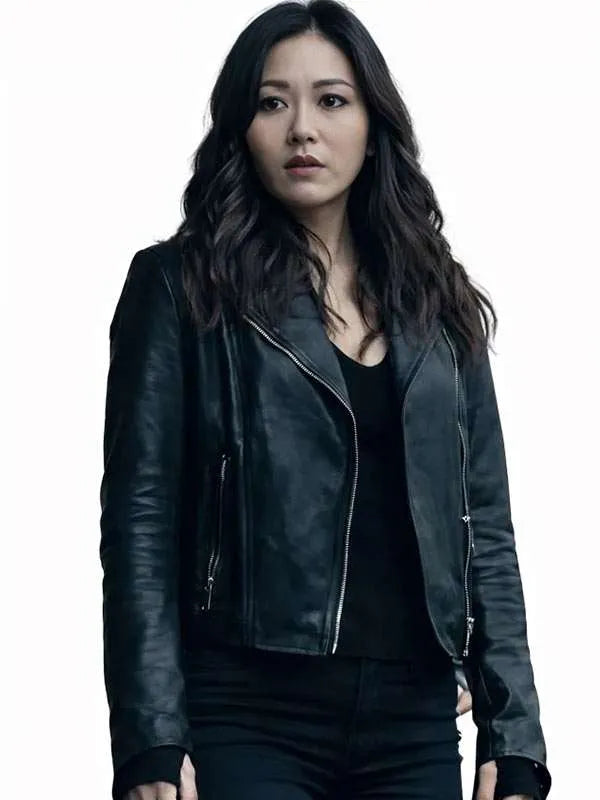 The Boys S05 Karen Fukuhara Black Leather Jacket