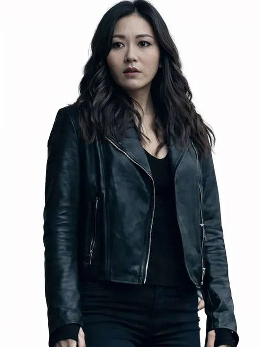 The Boys S05 Karen Fukuhara Black Leather Jacket