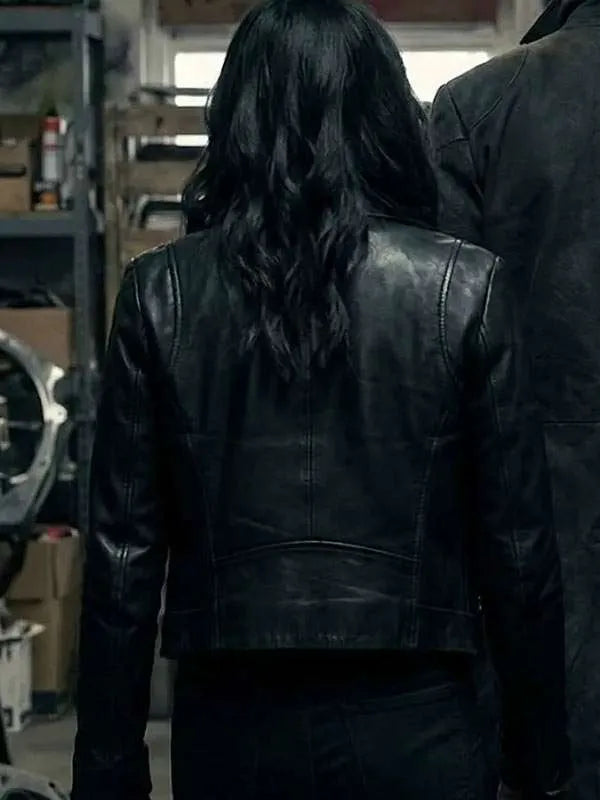 The Boys S05 Kimiko Miyashiro Biker Leather Jacket