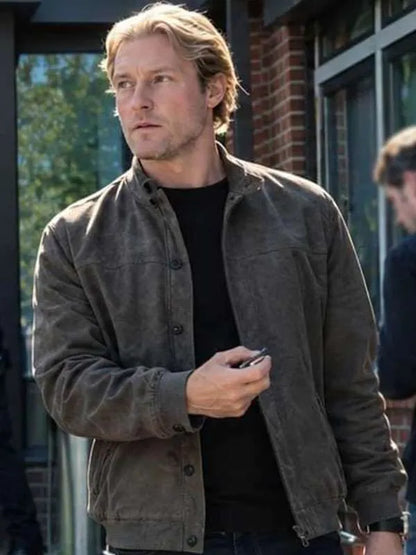 The Gentlemen 2026 Harry Goodwins Grey Suede Jacket