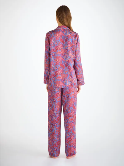 The Gentlemen S02 Lady Sabrina Amethyst Jungle Pajama Set