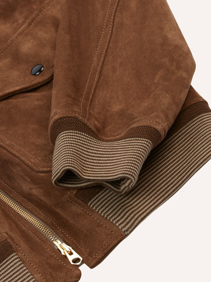 The Gentlemen Season 2 Joe Jacket Suede Zip-Up Jacket