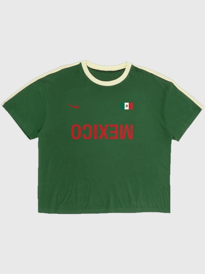 Travis Scott Cactus Jack x Nike Mexico Total 90 T Shirt Green