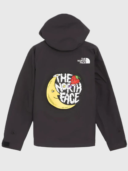 Unisex Black The North Face x Sky High Farm Relaxed Graphic Rain Jacket