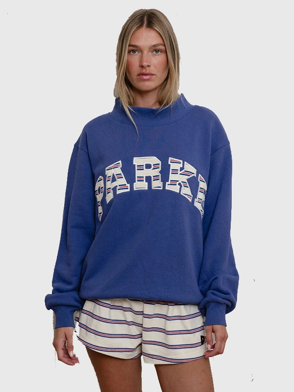 Unisex Parke Coastal Americana Blue Sweatshirt