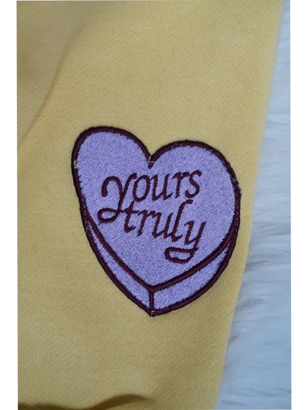Unisex Yellow Oversized Hoodie Thick Fleece Warm Pullover Streetwear