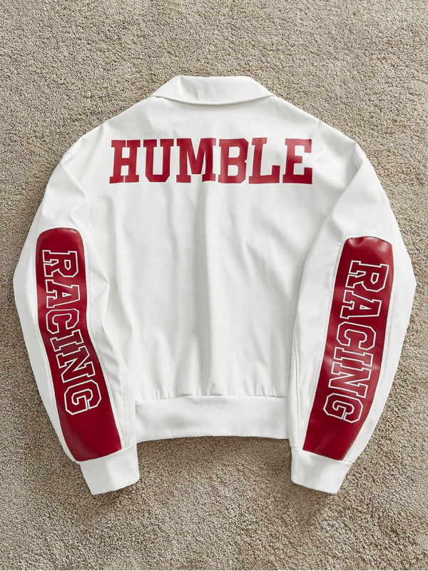 Urban Chill Humble White & Red Racing Jacket