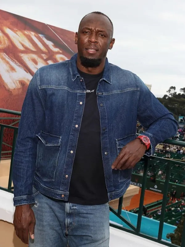 Usain Bolt Rolex Monte Carlo Masters Denim Jacket