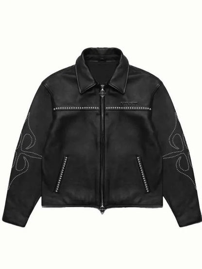 VIVET Signature Black Leather Jacket