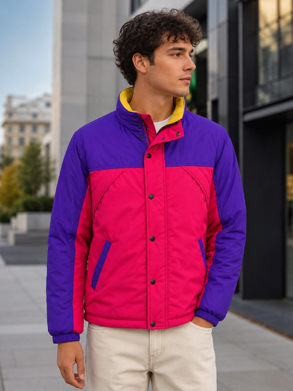 Vintage Windbreaker Jacket Colorblock