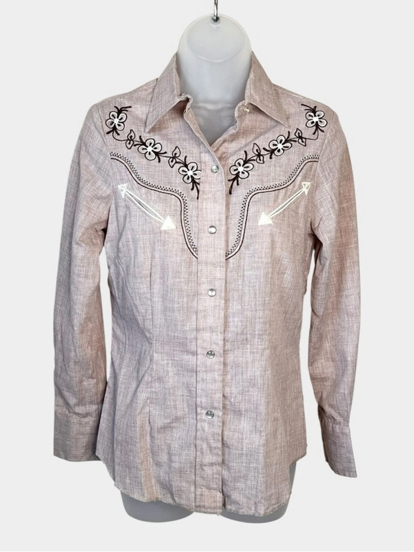 Vintage Floral Ranchwear Western Shirt