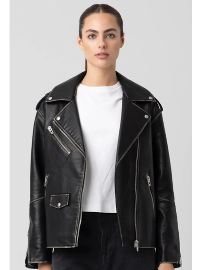 Women Blank NYC Moto Jacket
