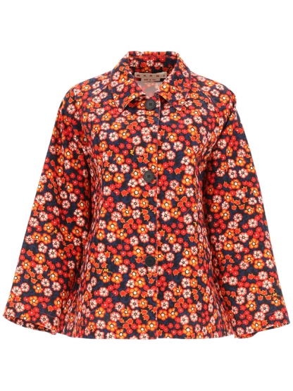 Women Marni Pop Garden Print Jacket