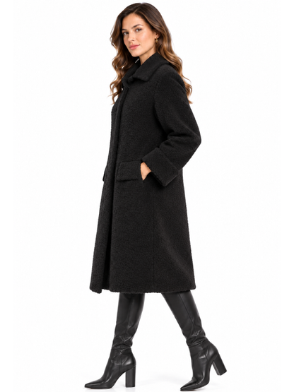 Persian Lamb Fur Women’s Black Long Coat