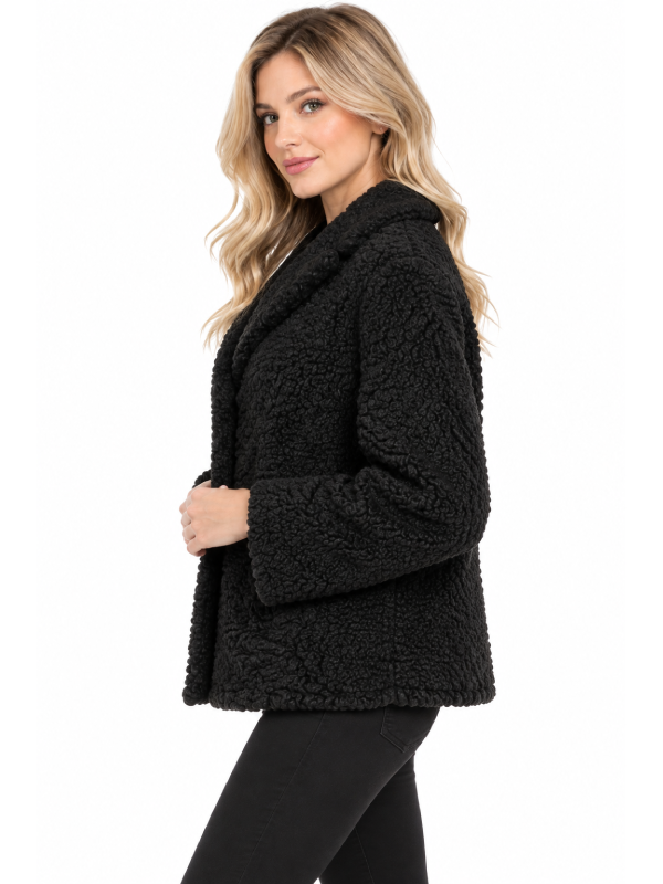 Women’s Black Persian Lamb Fur Jacket