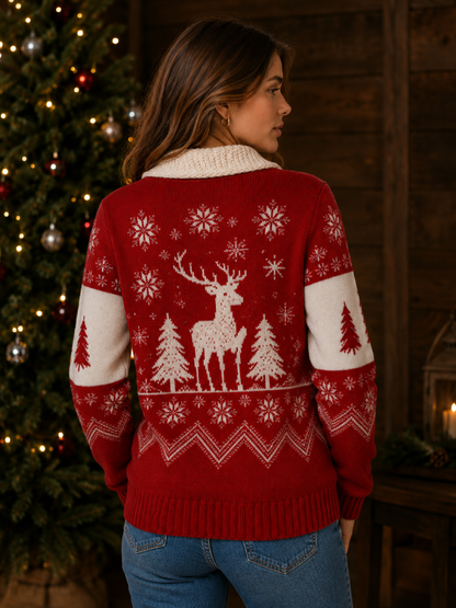 Women's Christmas Cardigan Sweater