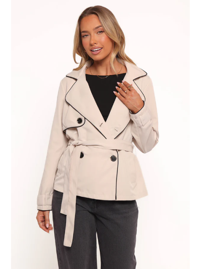 Women's Double Breasted Trench Jacket