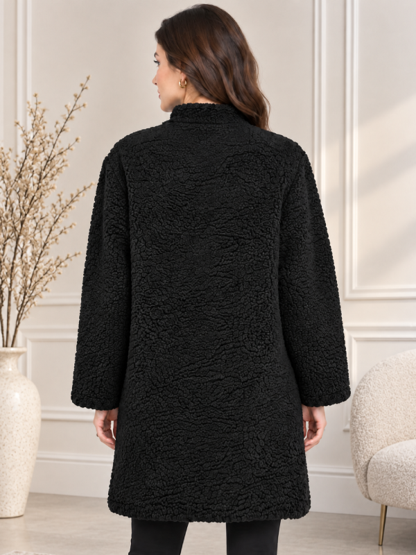 Women’s Luxury Black Persian Lamb Fur Coat