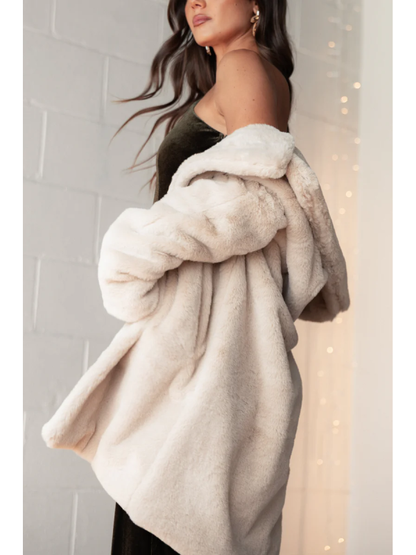 Women's Luxury Faux Fur Teddy Coat