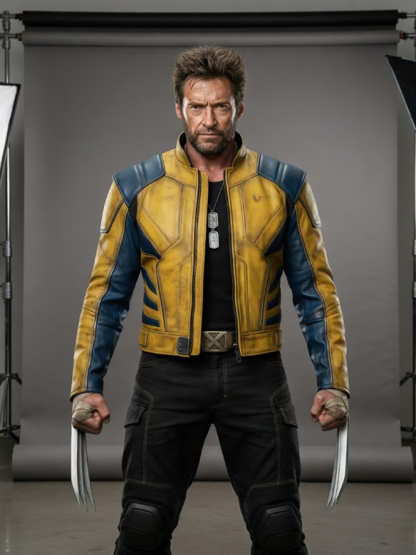 Yellow Leather Jacket Men