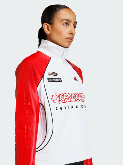 adidas Teamgeist Faux Leather Track Jacket Women's