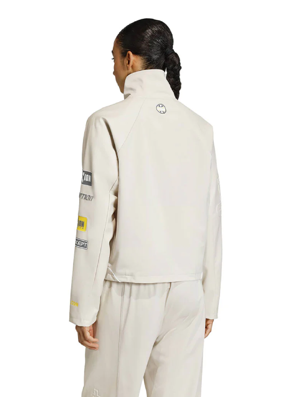 adidas Women s Teamgeist Faux Leather Track jacket