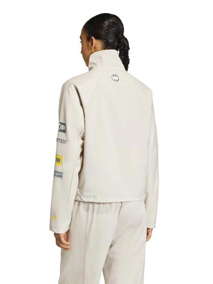 adidas Women s Teamgeist Faux Leather Track jacket