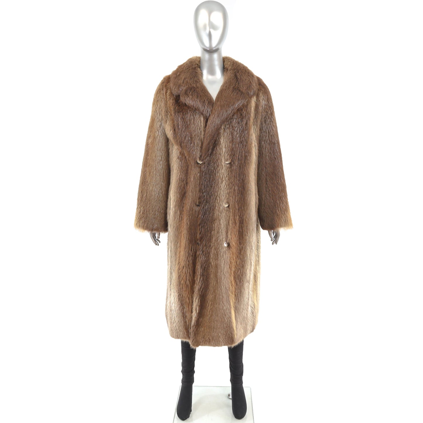 Women's Nordstrom Brown Beaver Fur Coat - Luxury Winter Outerwear | Nordstrom