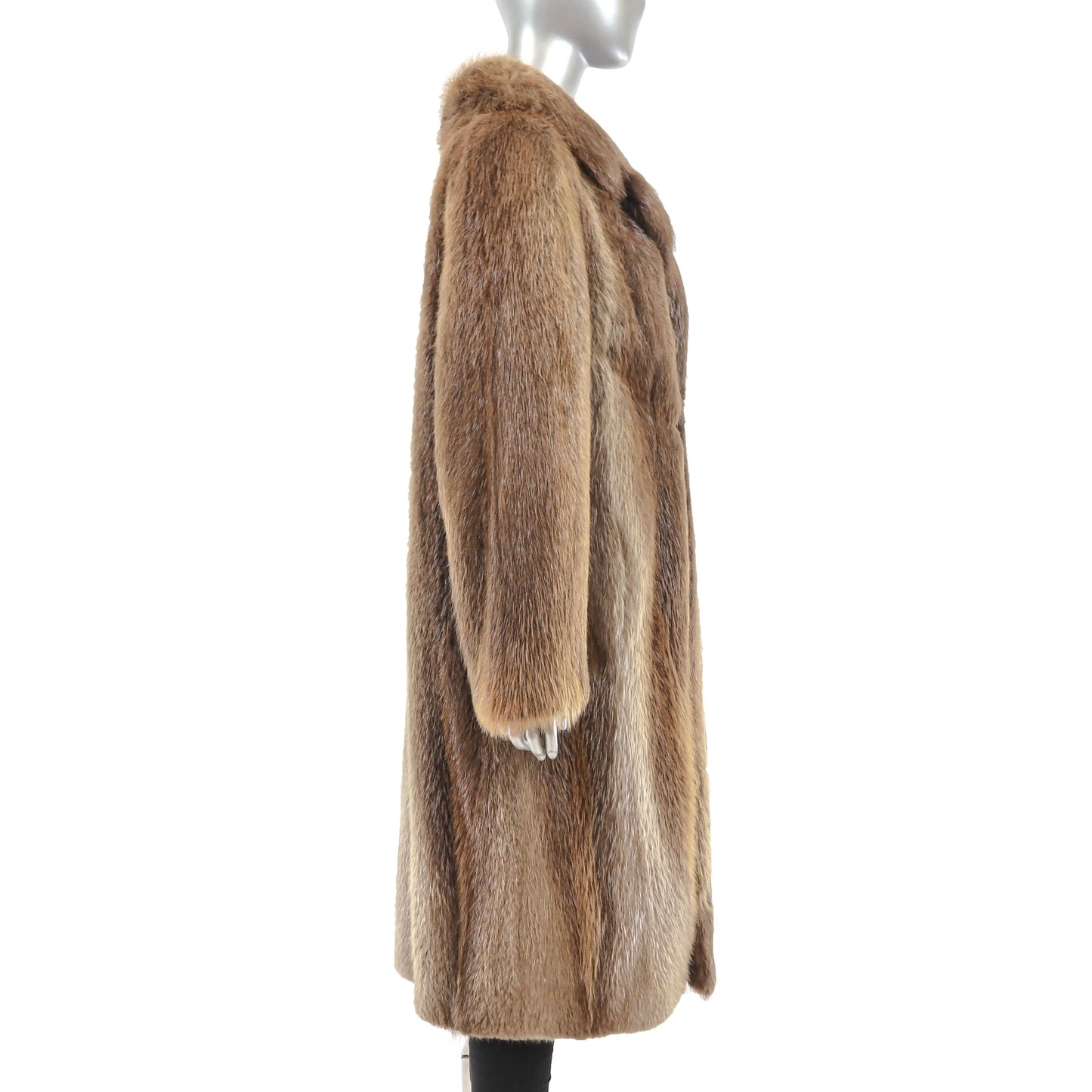 Women's Nordstrom Brown Beaver Fur Coat - Luxury Winter Outerwear | Nordstrom