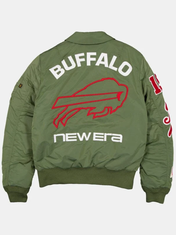 buffalo bills x alpha x new era ma 1 collared bomber jacket outerwear