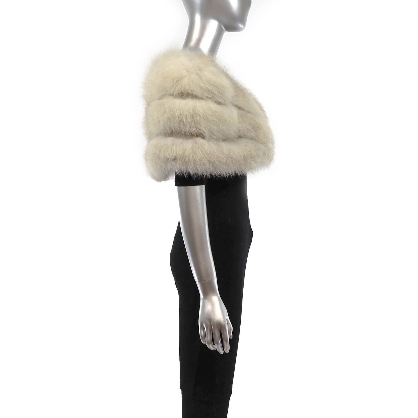 Women's Blue Fox Fur Stole - Luxurious Fur Accessories