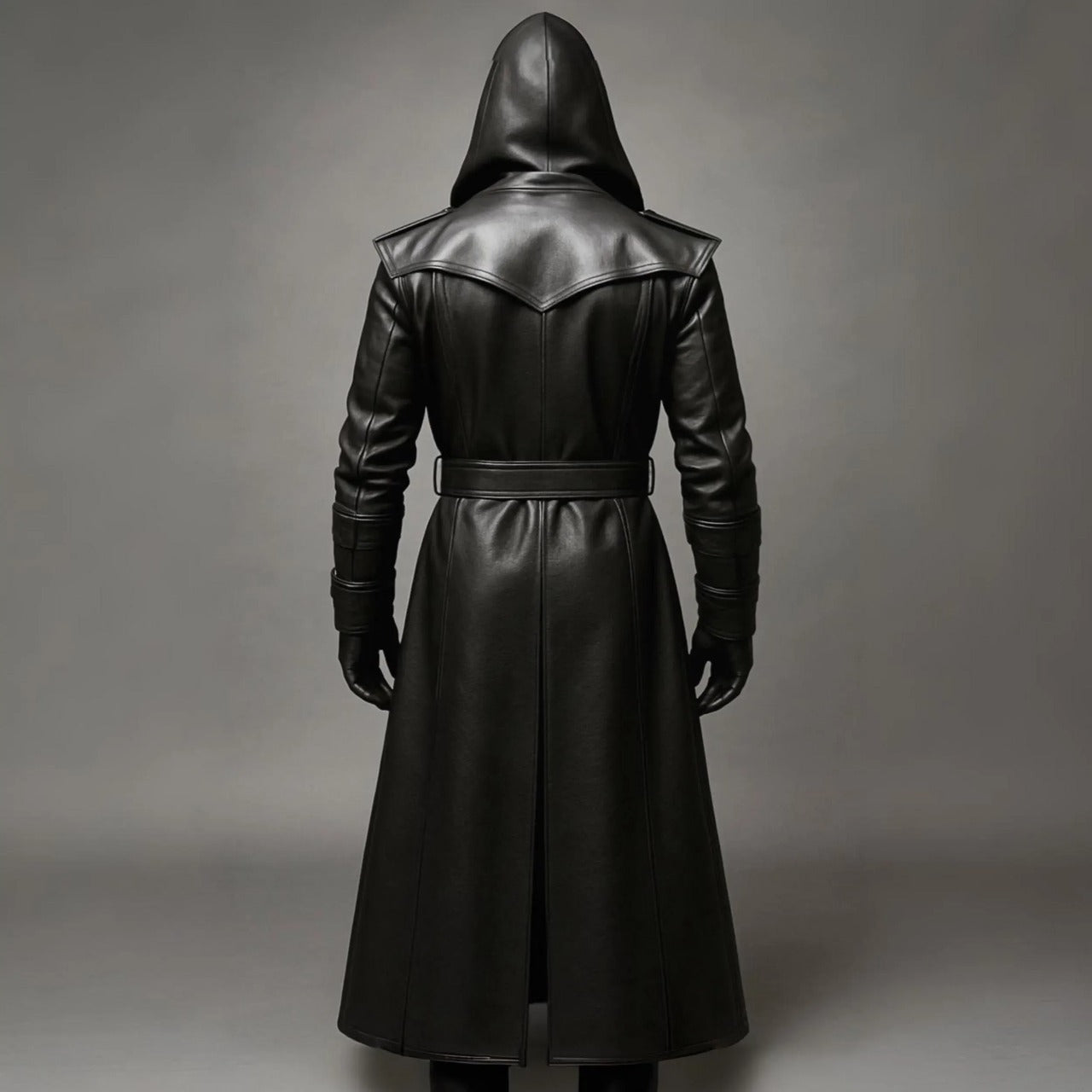 Gothic Steampunk Cyberpunk Full Length Duster Jacket