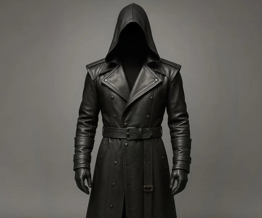 Gothic Steampunk Cyberpunk Full Length Duster Jacket