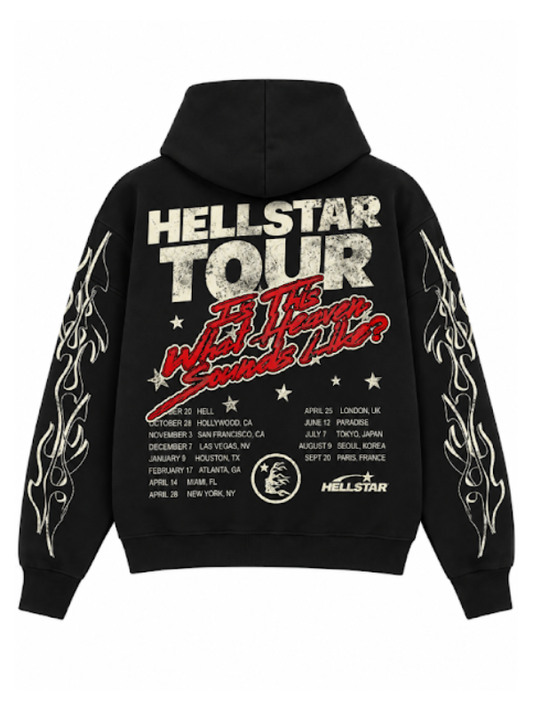 hellstar black hoodie