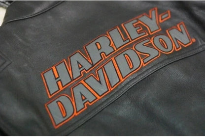 Harley Davidson Men’s  Screaming Eagle Leather Jacket
