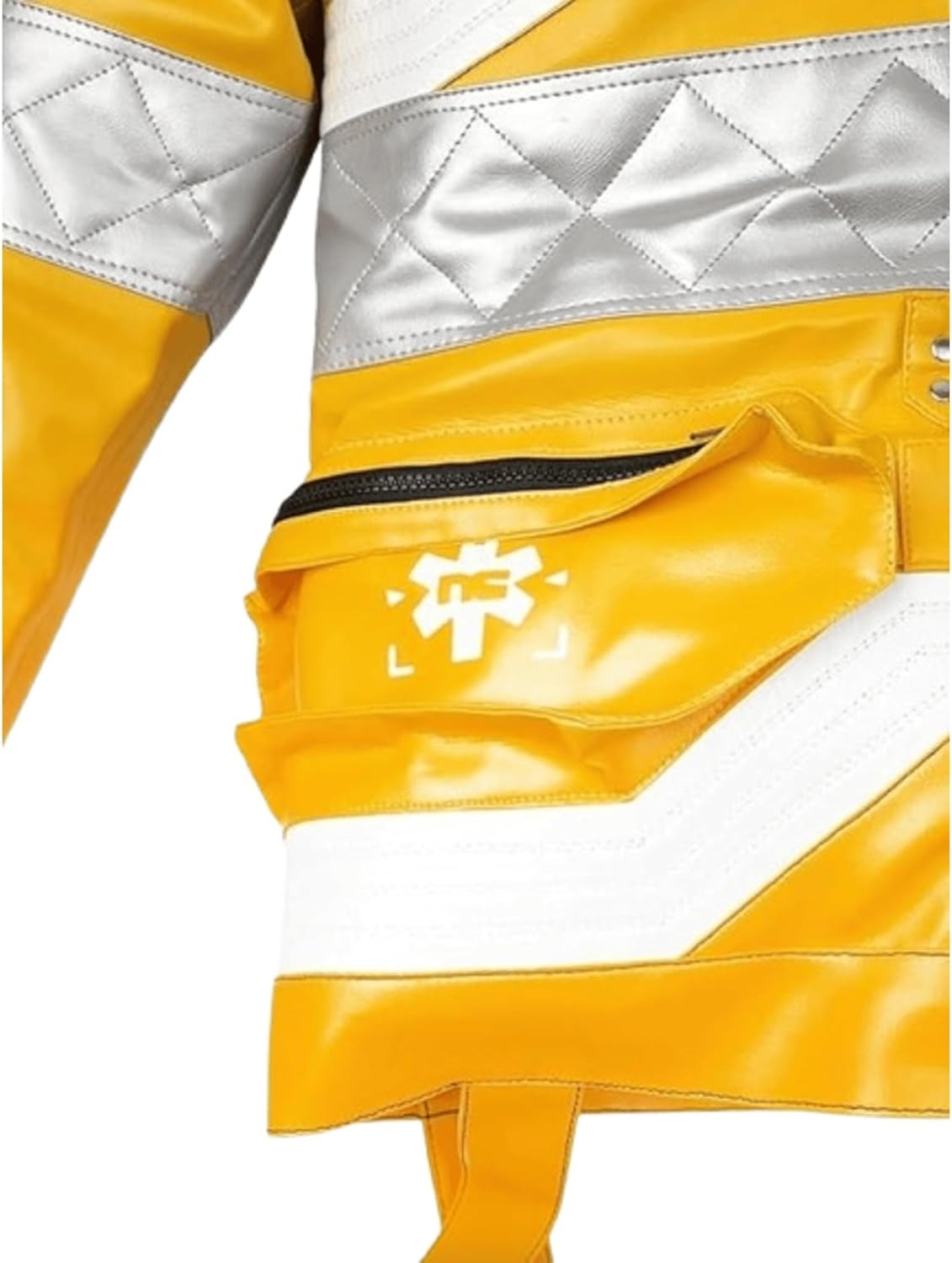Cyberpunk 2077 David Martinez V's Yellow Edgerunners Emergency Cosplay Faux Leather Jacket