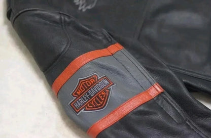 Harley Davidson Men’s  Screaming Eagle Leather Jacket