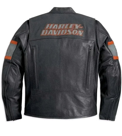Harley Davidson Men’s  Screaming Eagle Leather Jacket